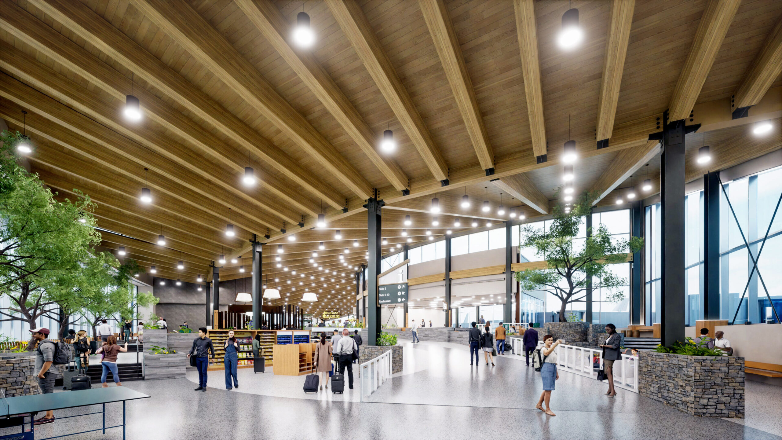 ATW INTERIORS - NEW CONCOURSE ENTRY - FOX GROTTO